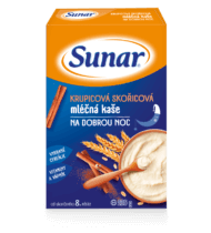 Krupicová škoricová mliečna kaša na&nbsp;dobrú noc