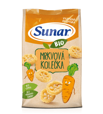 BIO chrumky mrkvová kolieska