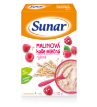 Malinová kaša mliečna ryžová