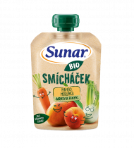 Smícháček mango, mrkva, marhuľa a fenikel